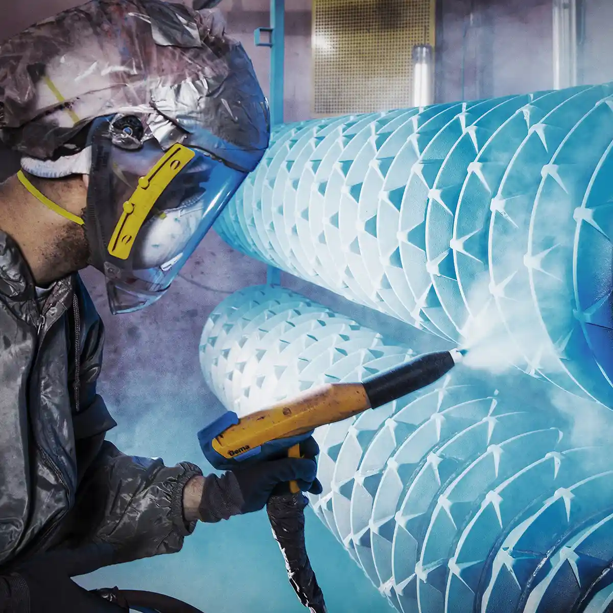 Imageaufnahmen der Produktion in einem Industriebetrieb